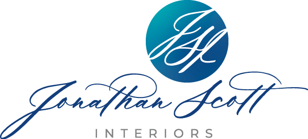 Official logo for the interior design studio of Jonathan Scott Interiors.
